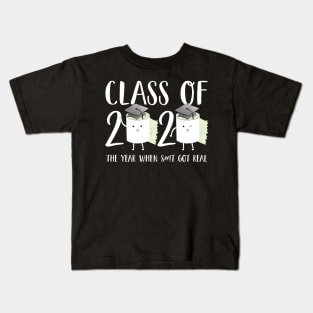 Class of 2020 Toilet Paper Quarantined Virus Gift Kids T-Shirt